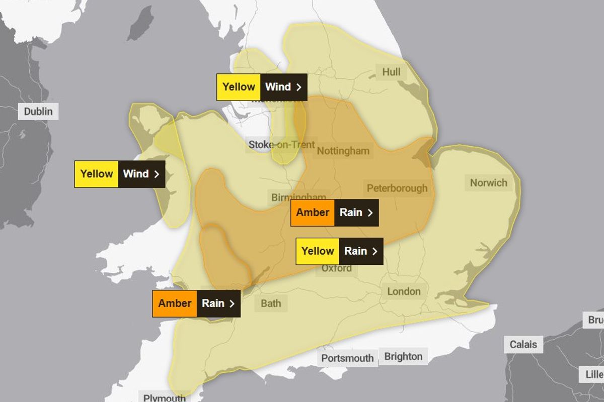 Met Office Has Issued Amber Warnings as Storm Claudia Approaches