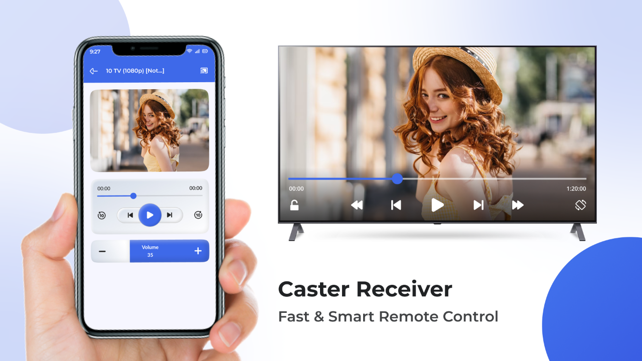 Video Caster Reciever to Android Tv