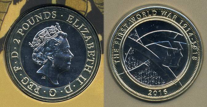 1St World War Two Pound Coin