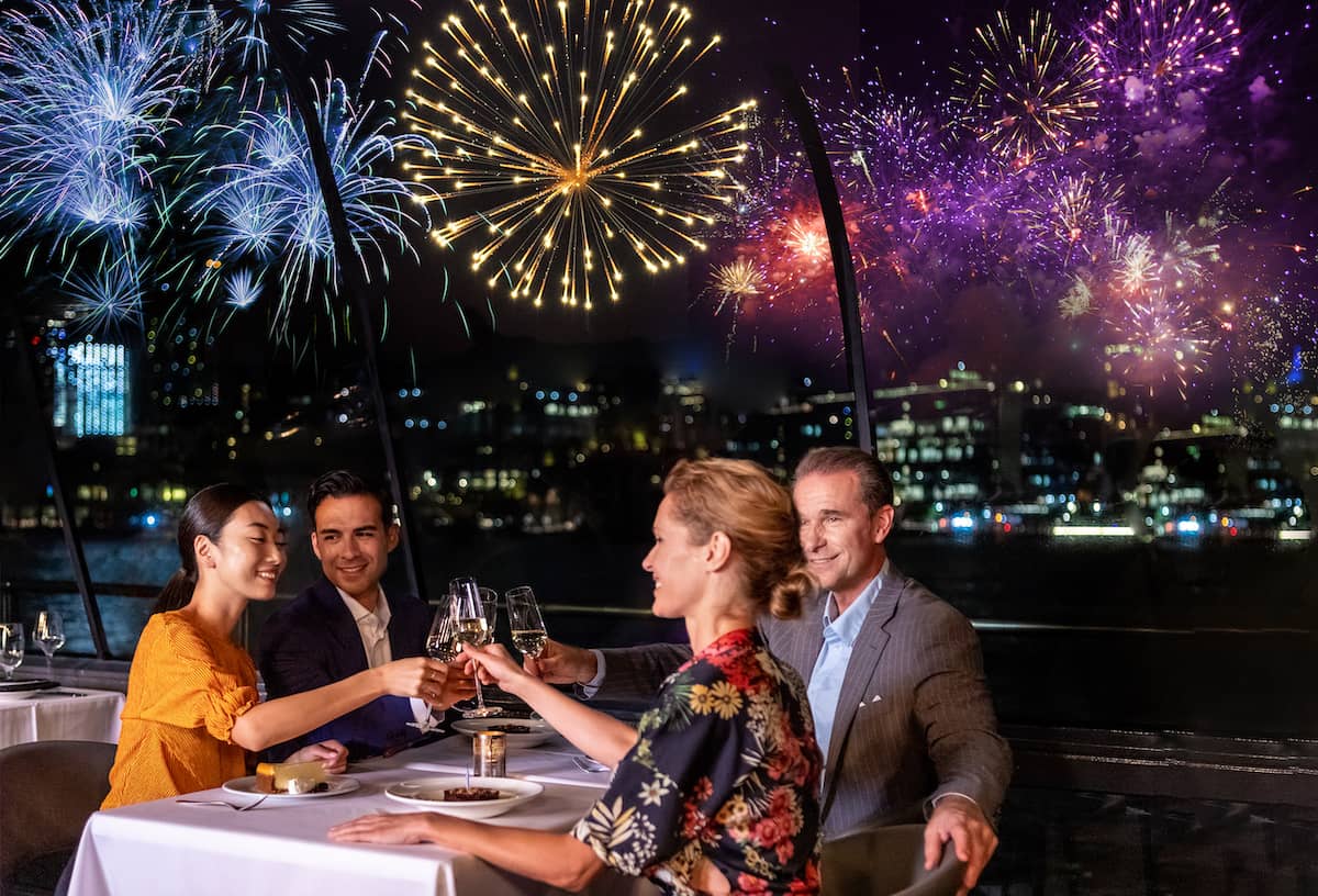 New Year's Eve Dinner in London