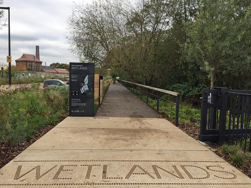 Walthamstow Wetlands Coppermill Lane Entrance