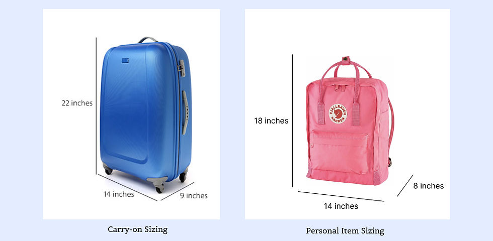 123 Policy Carry on Bags