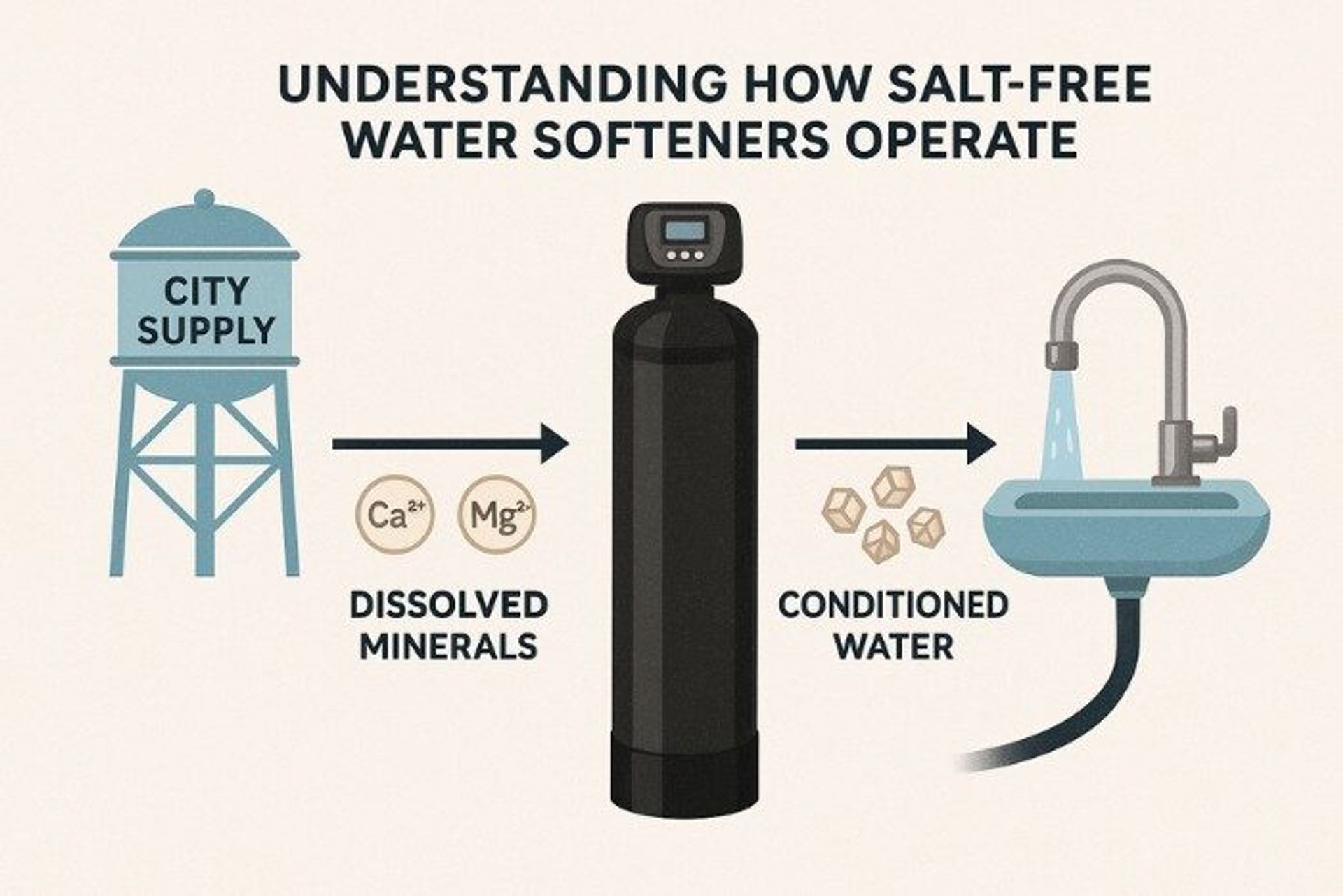 How Does a Salt Free Water Softener Work