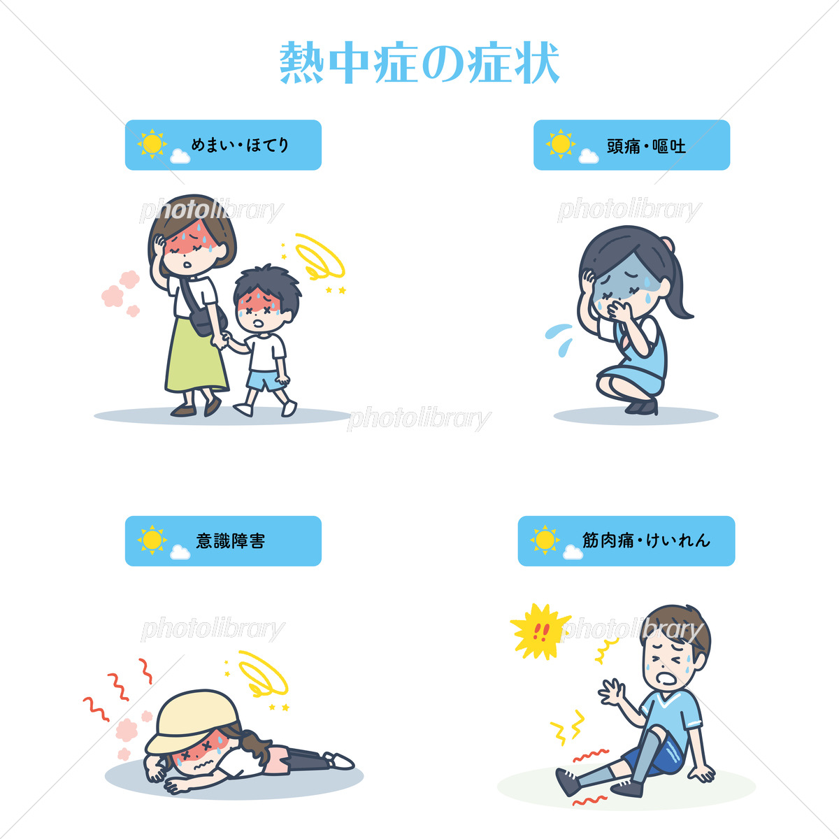熱中症イラスト決定版！無料・商用利用の比較とポスター作成術