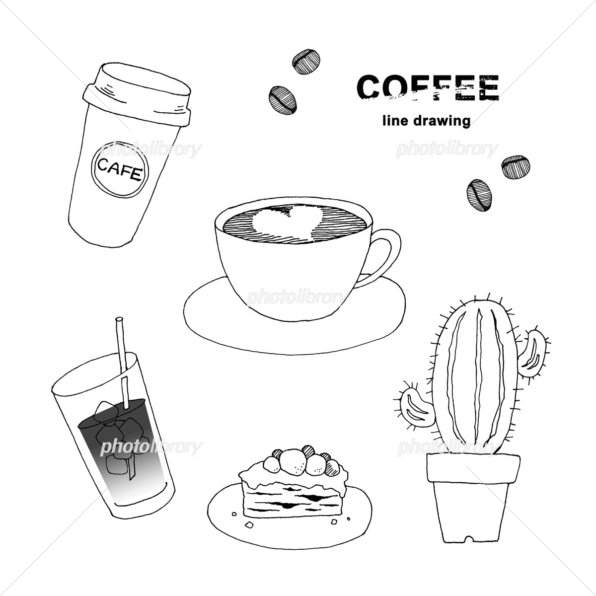 手書きコーヒーイラスト完全攻略｜描き方のコツと商用フリー素材集