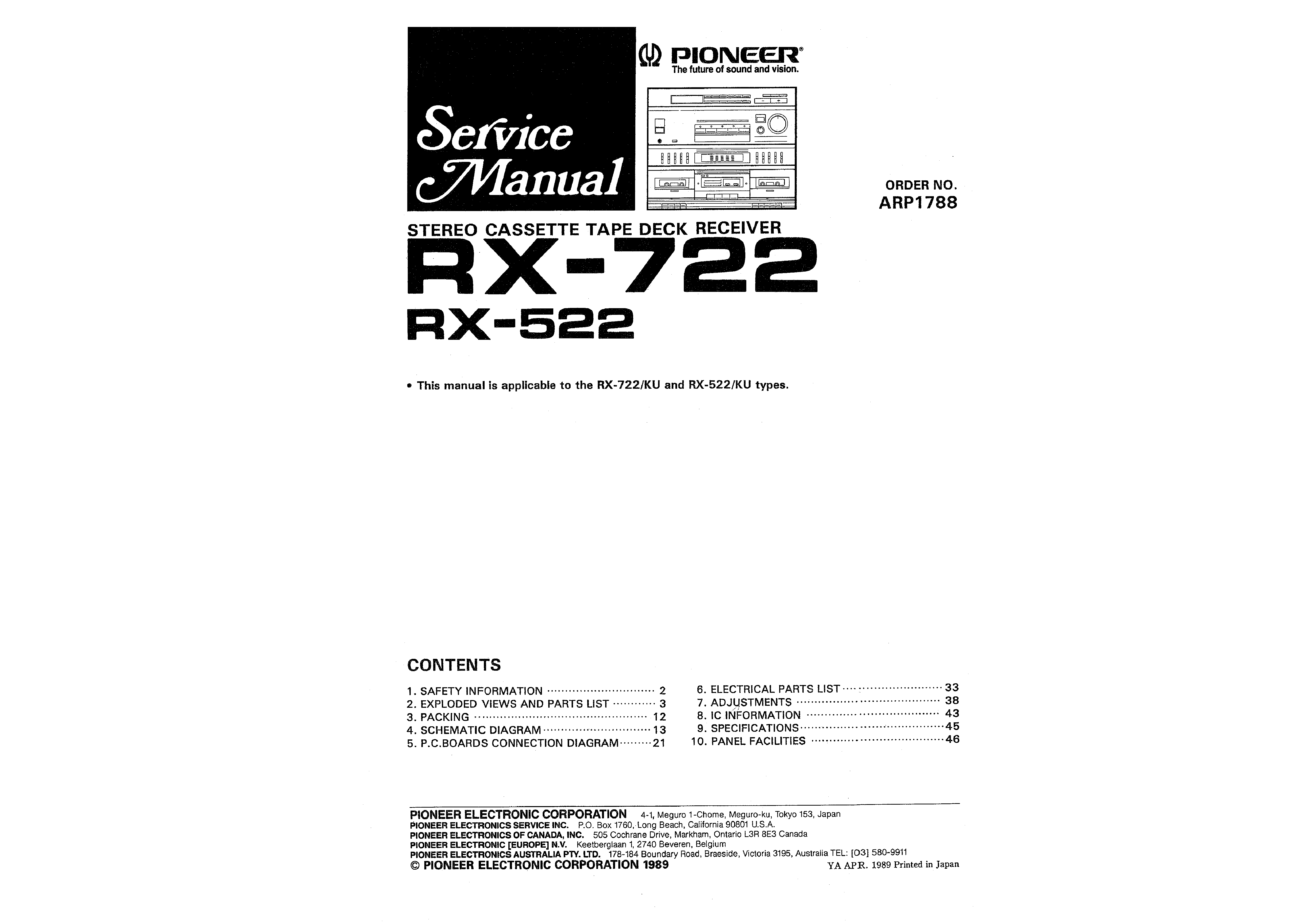 Pioneer Rx User Manual Pdf Free Download