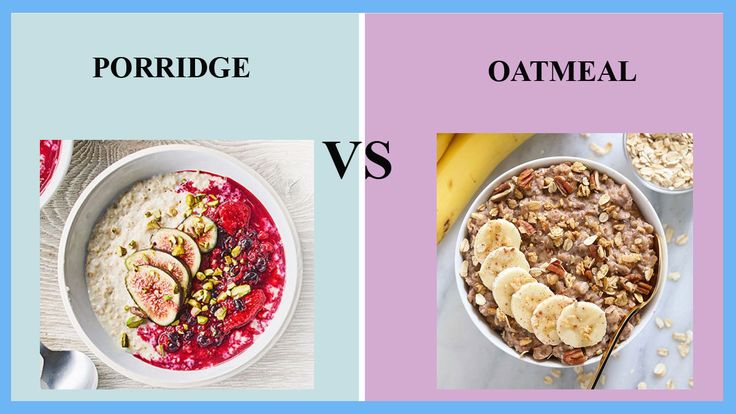 Is Porridge Oats the Same as Oatmeal