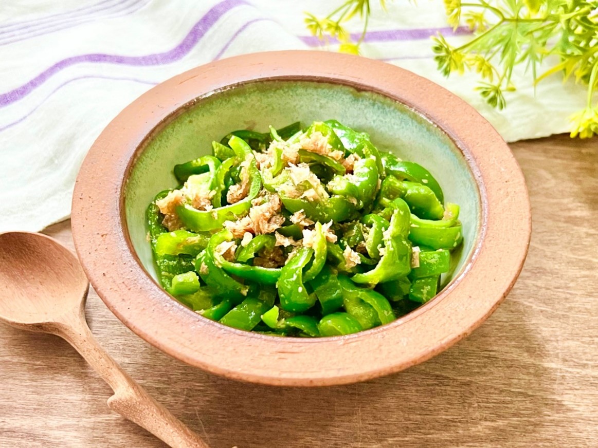 ピーマンと塩昆布ツナの黄金比！苦味を消して無限に食べるプロの技