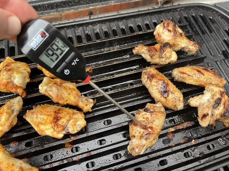 Grill Temp for Wings