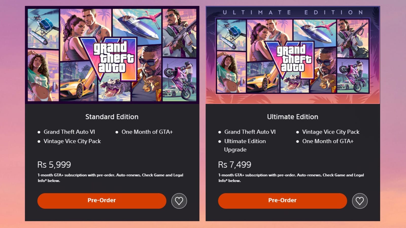 Gta 6 Price Standard Edition 79.99 Ultimate Edition 99.99 Digital Only for Ultimate