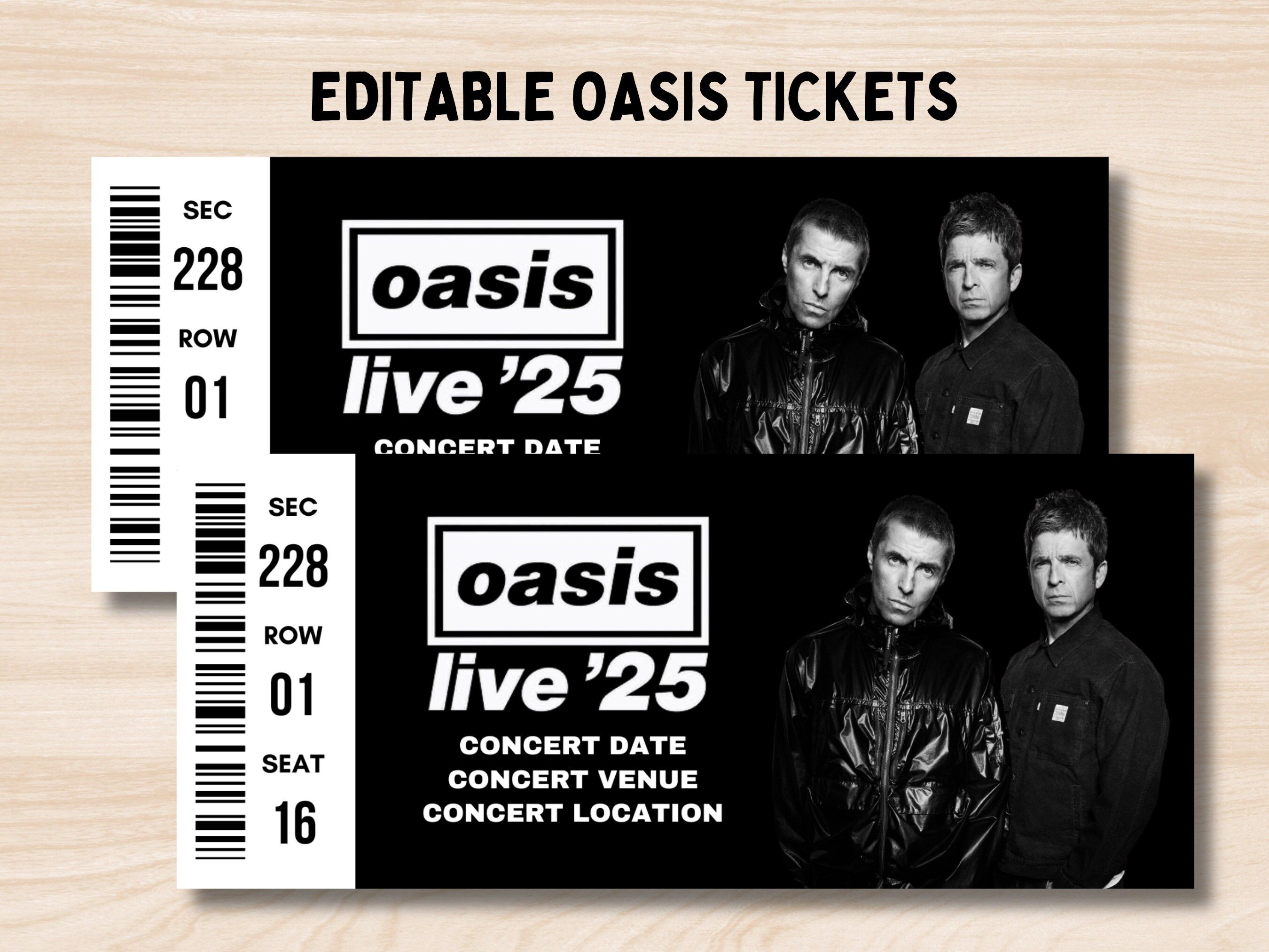 Oasis Live '25 Tour Resale Tickets