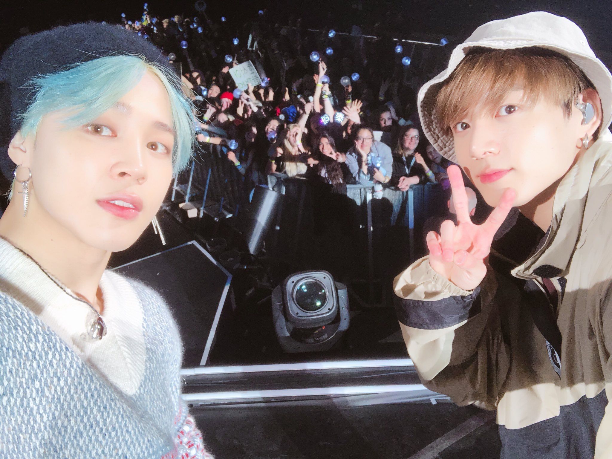Jungkook and Jimin in Paris
