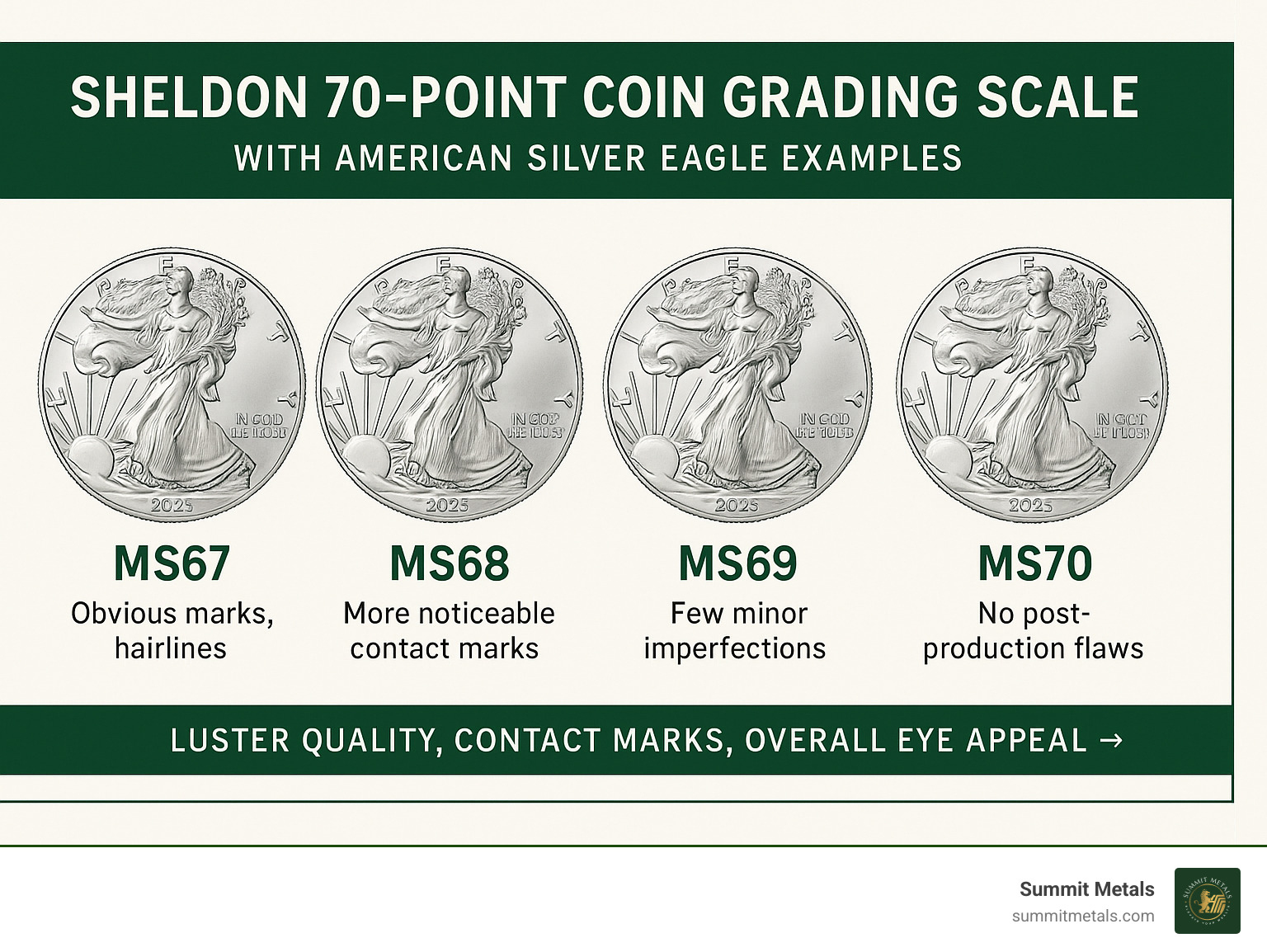 Coin Grading Scale Explained Ms70 to Good Condition