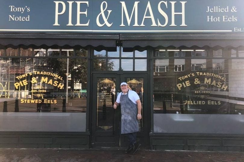 Tony's Pie and Mash Shop Waltham Abbey
