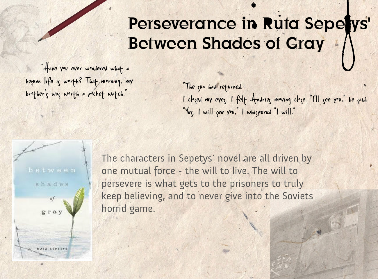 Between Shades of Gray Quotes with Page Numbers