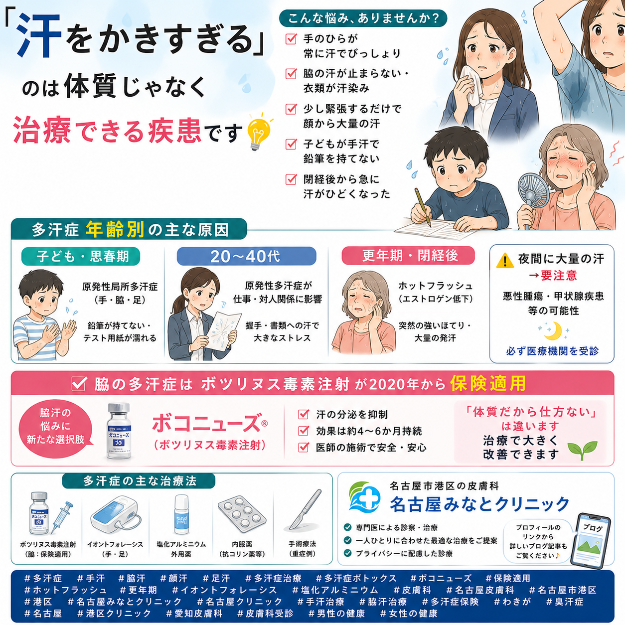 なぜ自分だけ？止まらない汗の原因と即効で引く2026年最新対処法