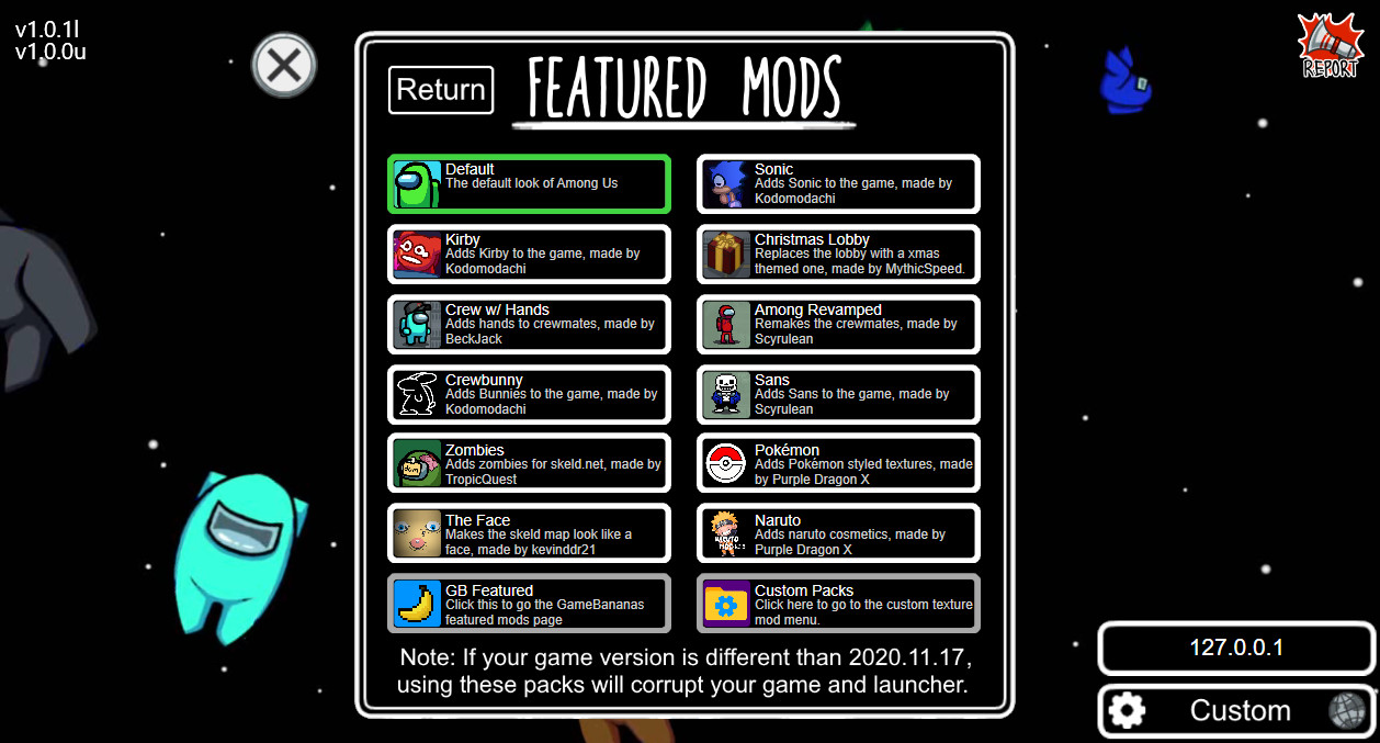 Emote Mod on Among Us for Mac