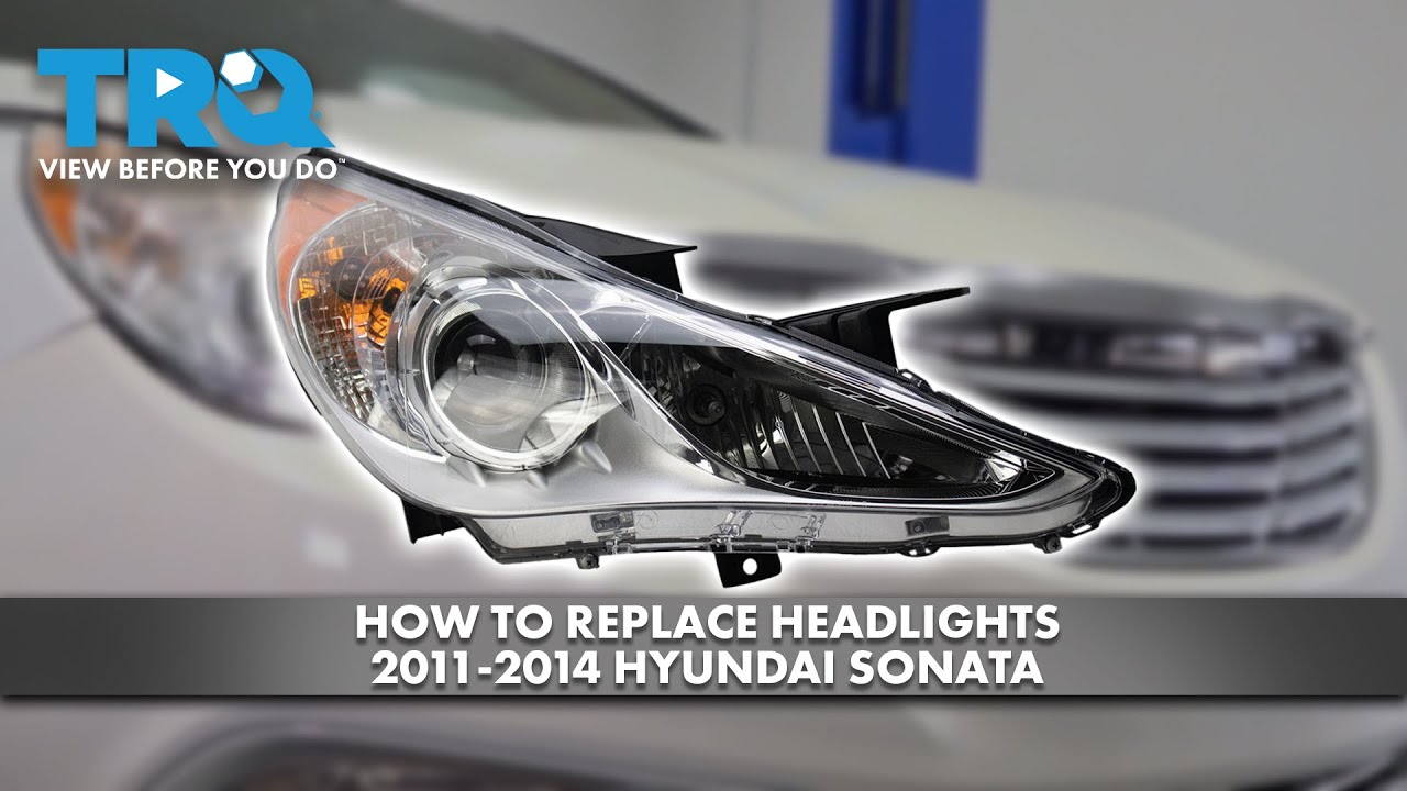2011 Hyundai Sonata Headlight Replacement