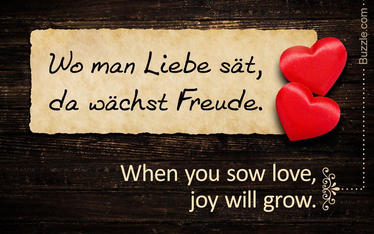 German Phrases for Love