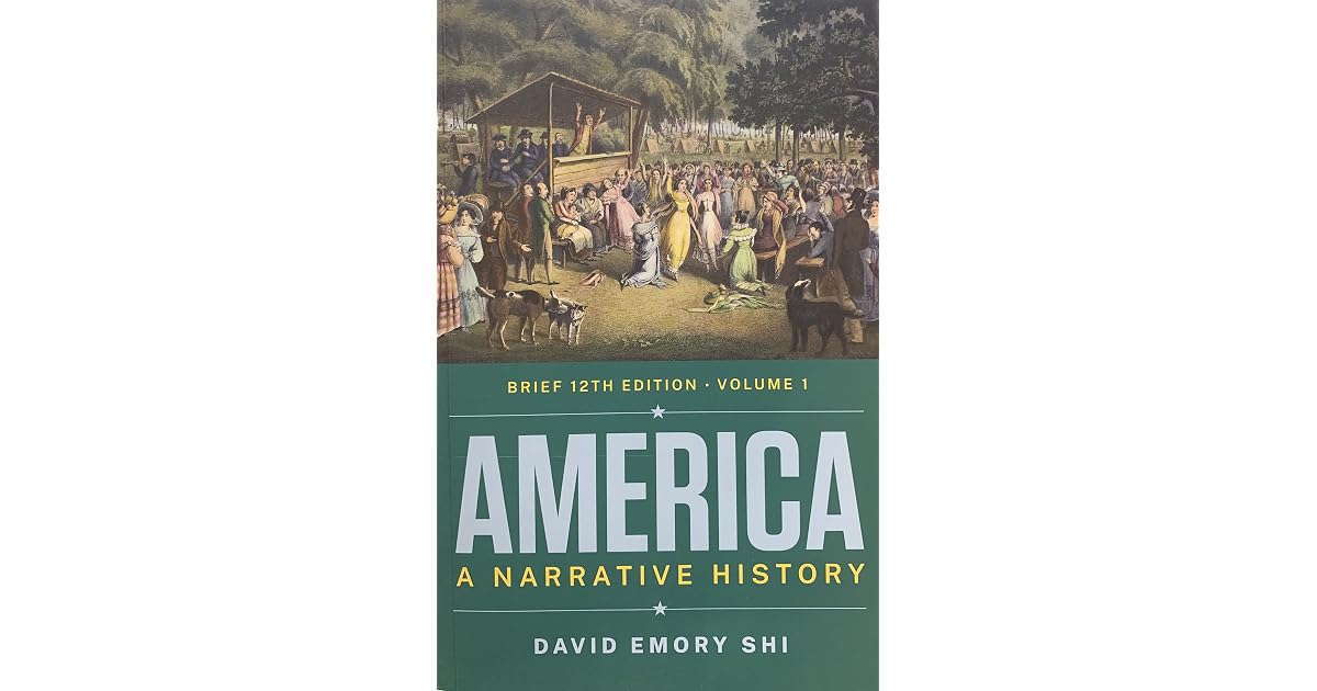 America a Narrative History 12Th Edition Pdf