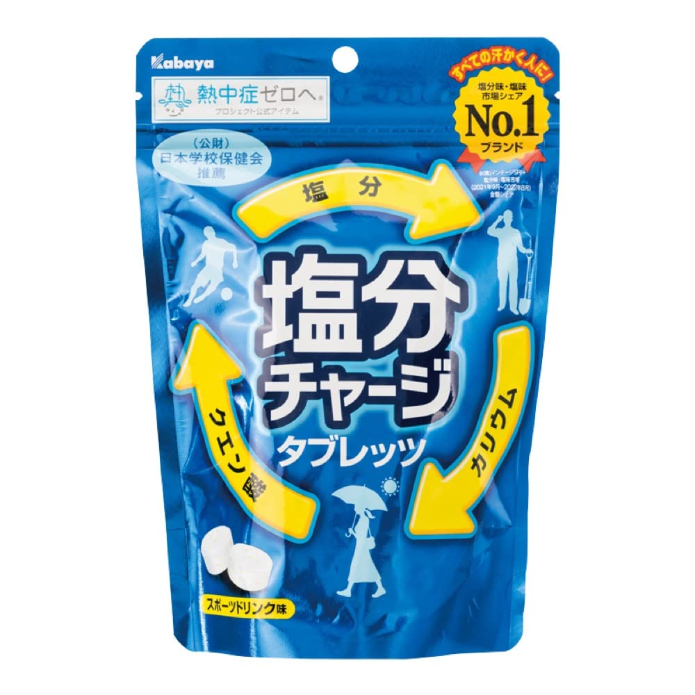 塩分チャージタブレットの落とし穴！医師推奨の食べ方と熱中症対策