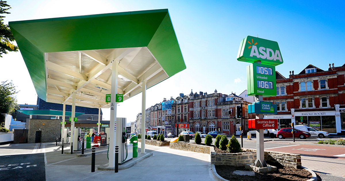 Asda Pontypridd Rhondda Road Petrol Filling Station