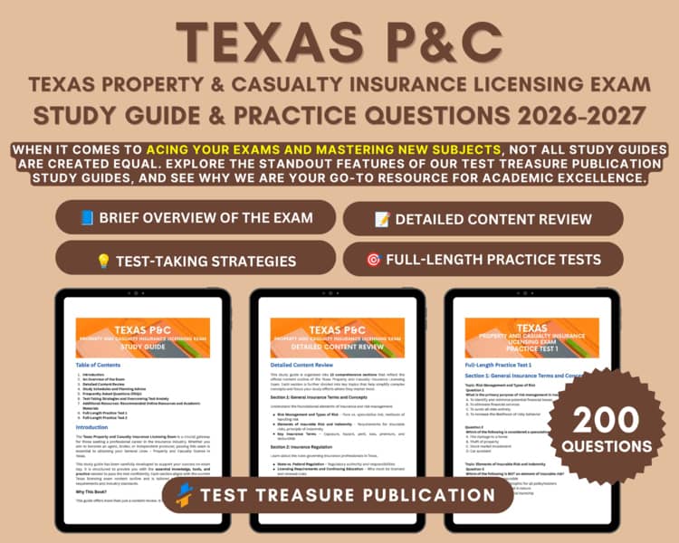 Texas Insurance License Exam Study Guide Pdf