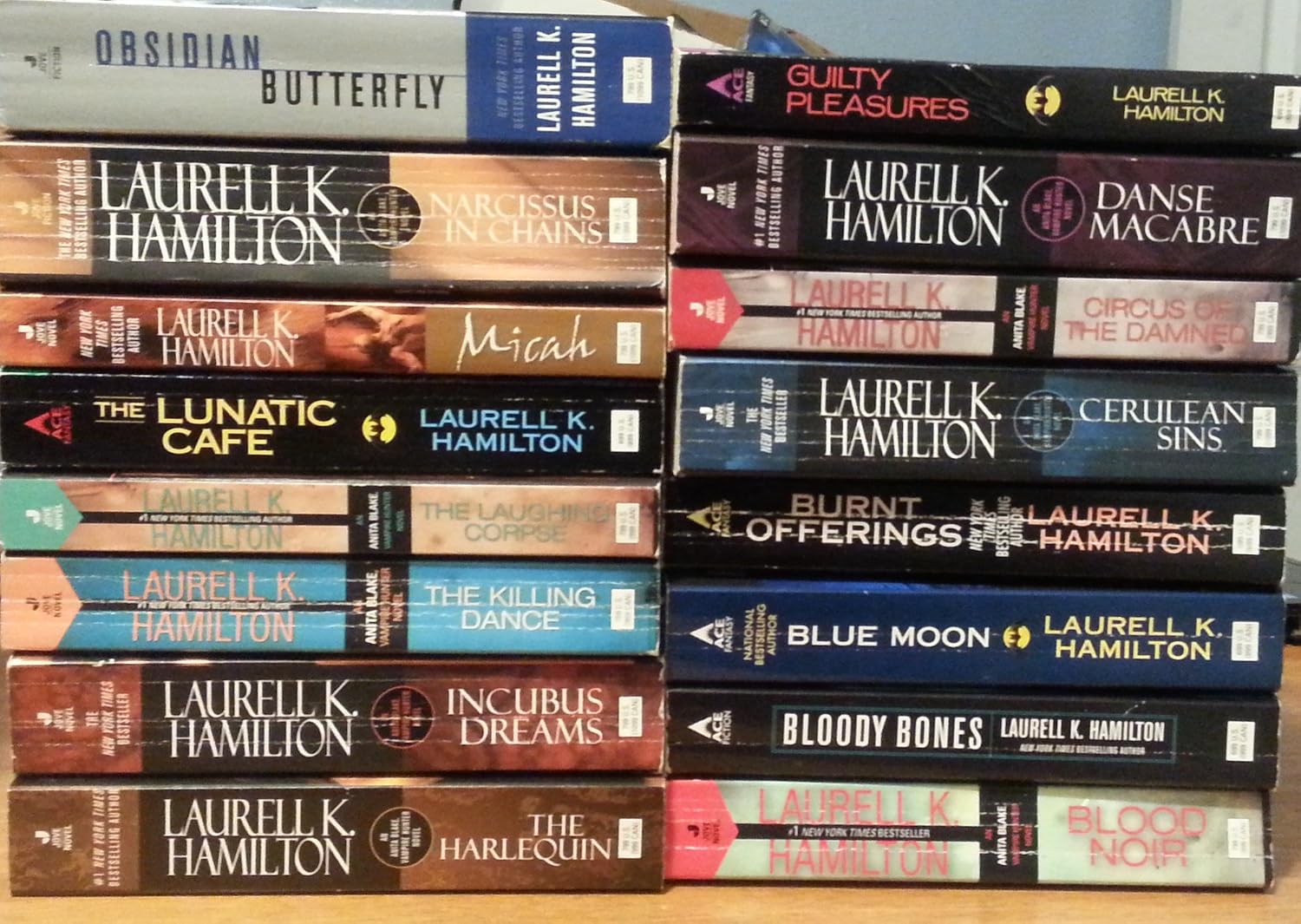 Anita Blake Series in Order Laurell K Hamilton