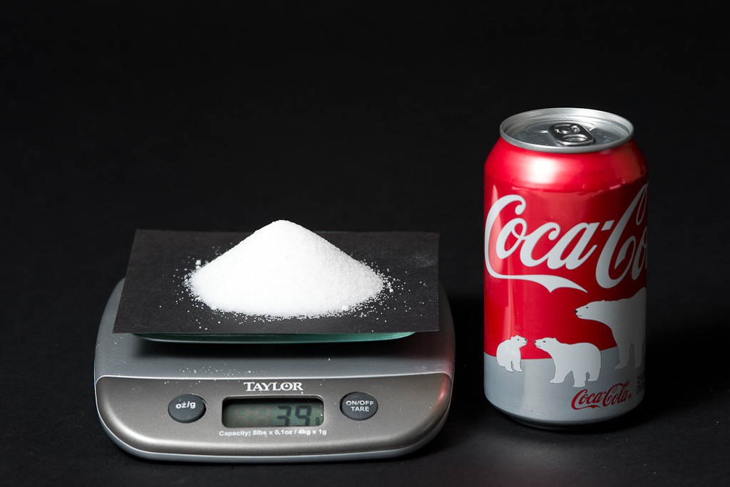 G of Sugar in Can of Coke