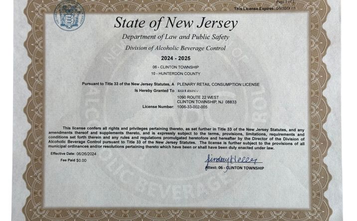 How Much Is a Liquor License in New Jersey