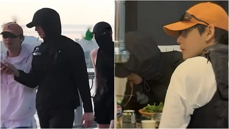 Bts v and Song Kang Were Spotted Eating Together Recently