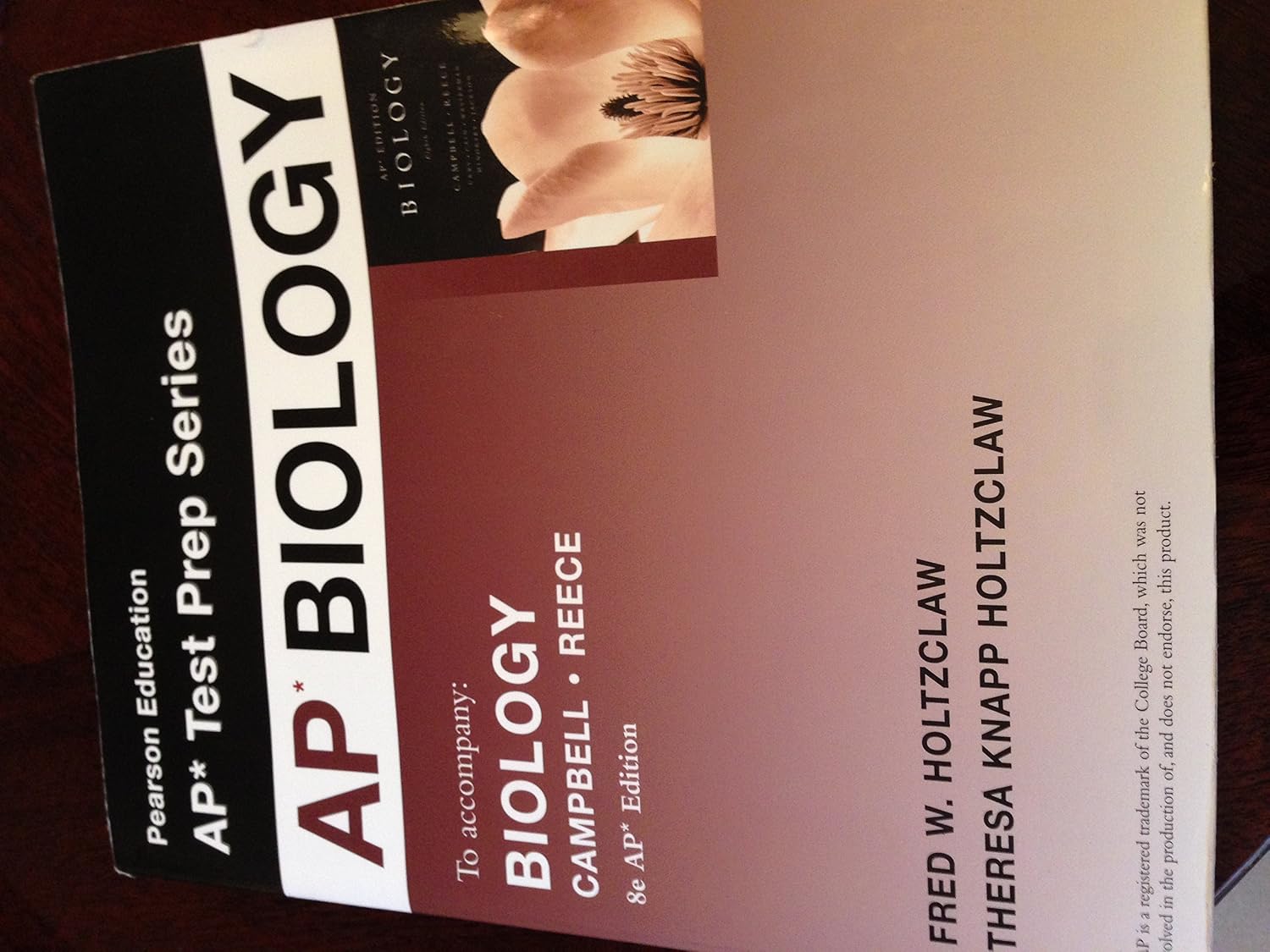 Fred and Theresa Holtzclaw Ap Biology Reading Guide
