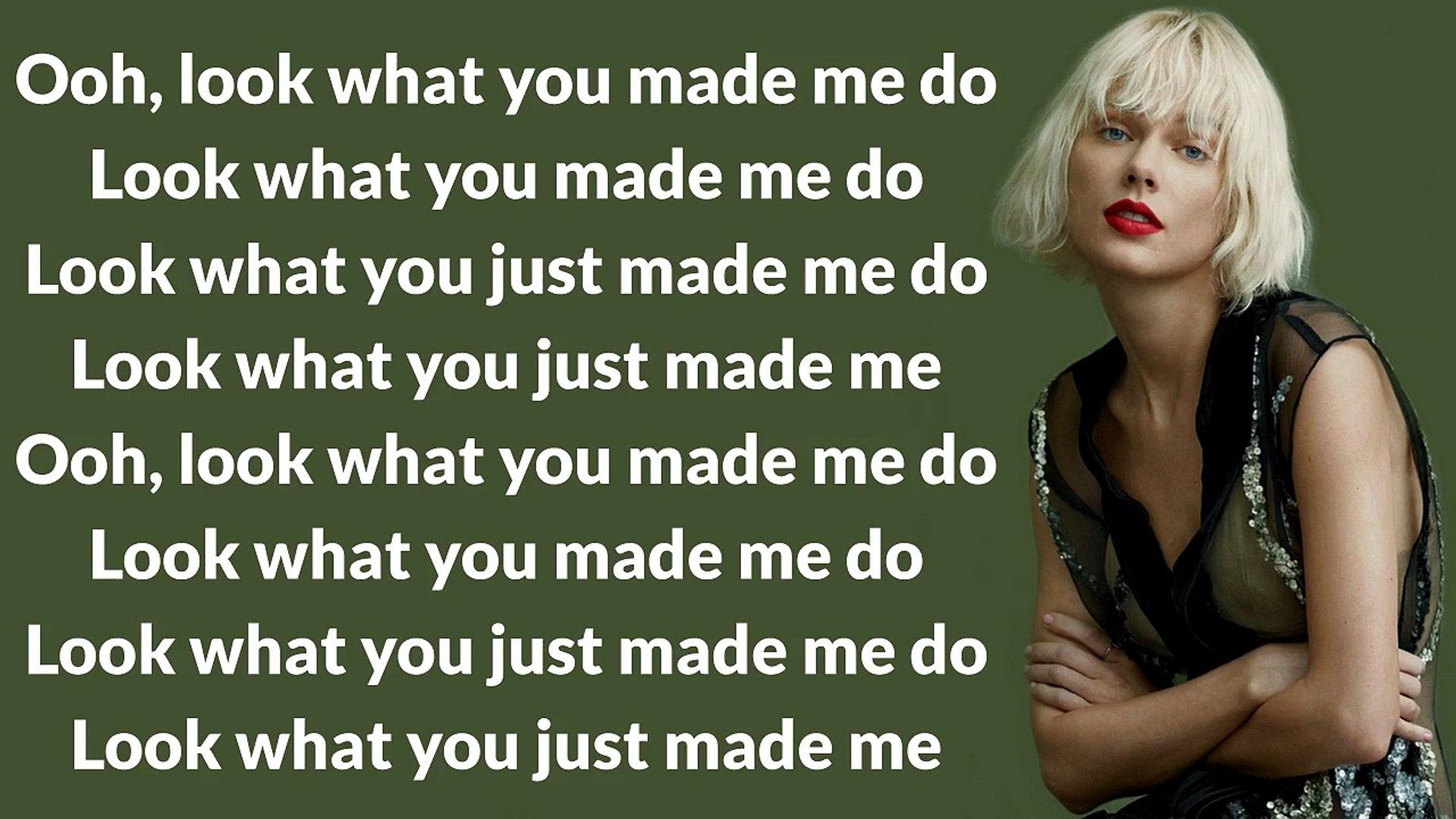 Look What U Make Me Do Lyrics