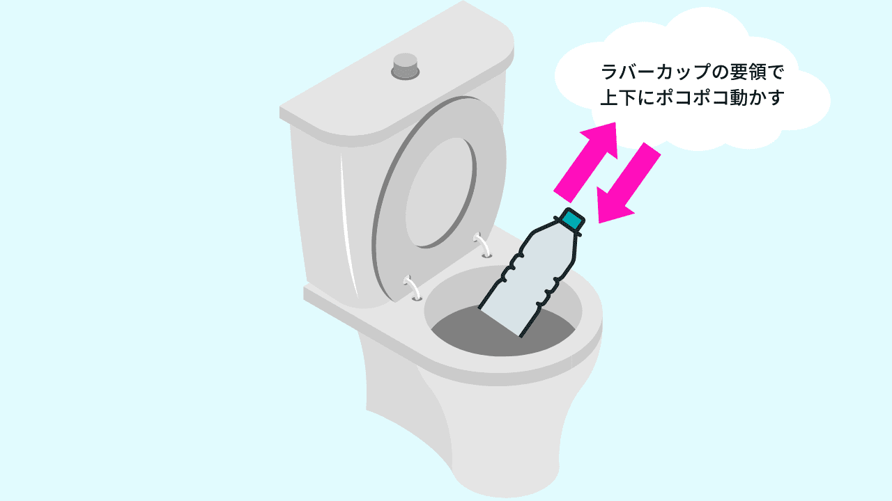スッポンがない！ラバーカップ代用でトイレつまりを自力解決する裏ワザ