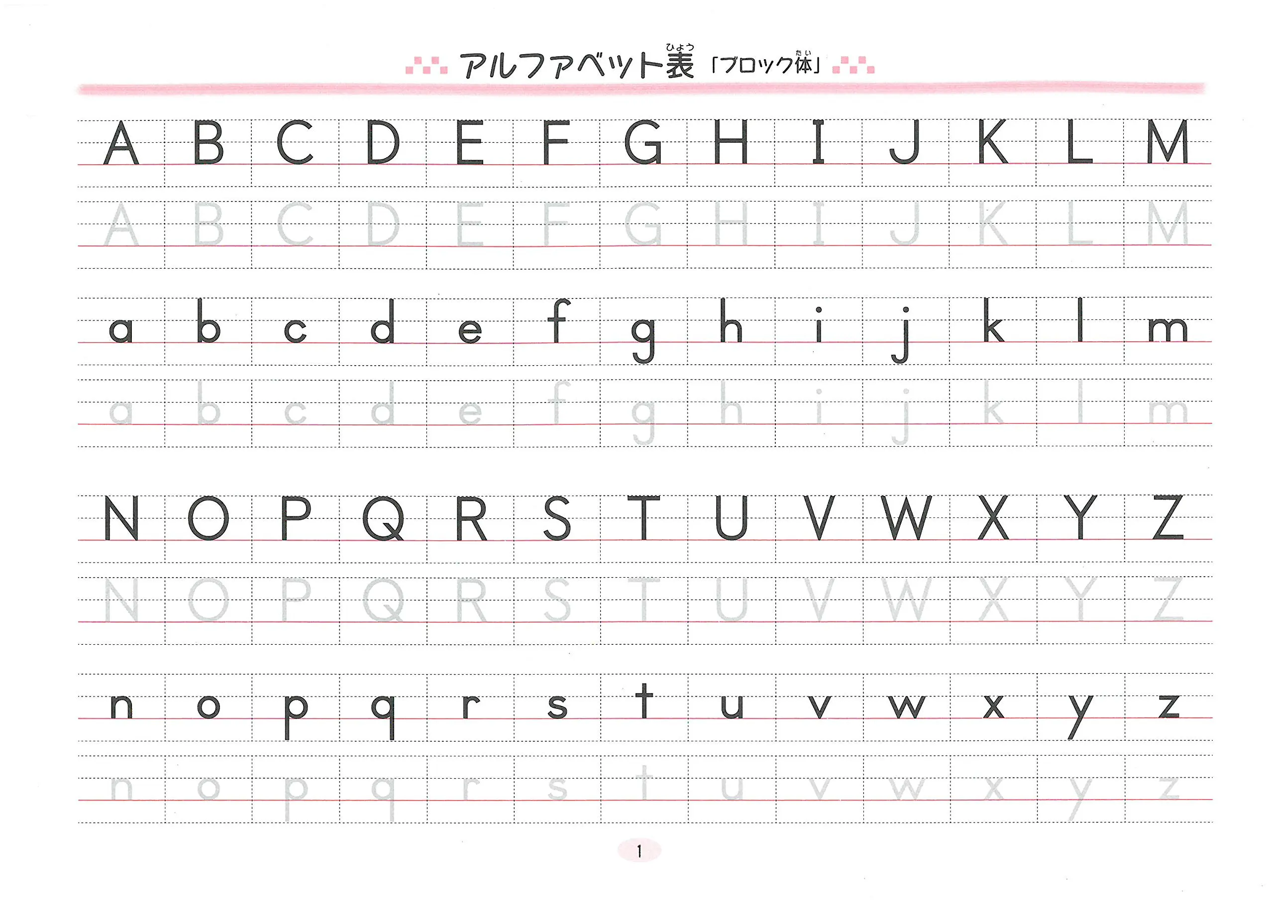 アルファベットのブロック体完全見本｜筆記体が消えた理由と綺麗な書き順