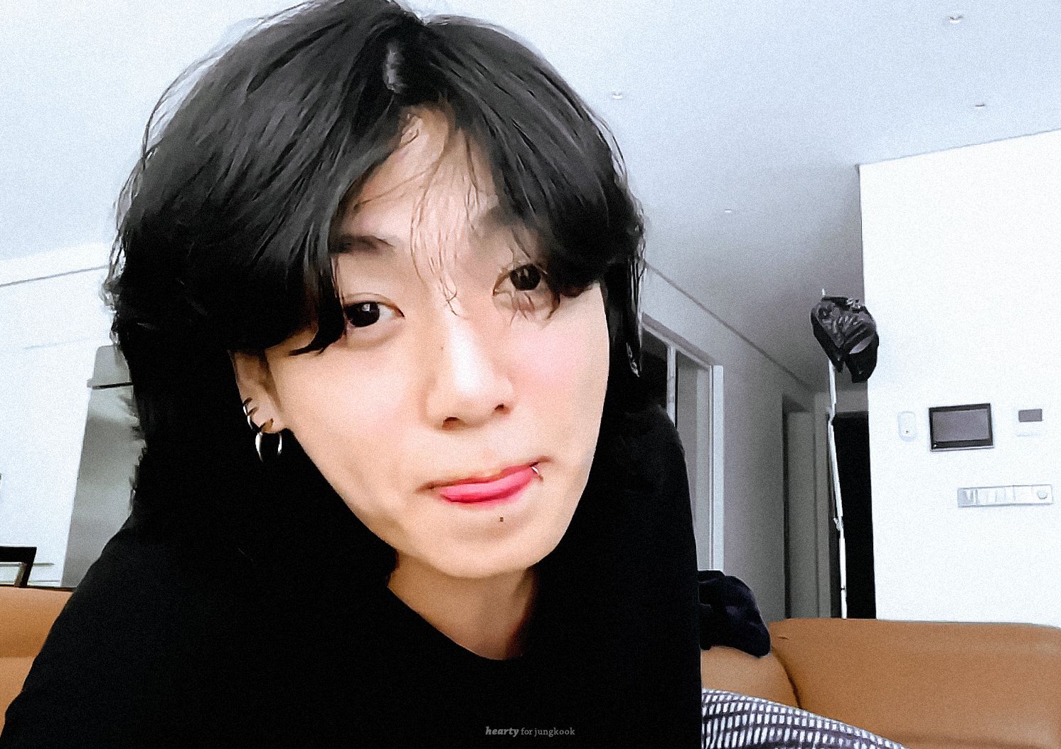 Jungkook Long Hair Gif Lotte