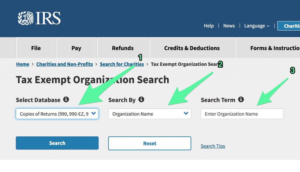 Lookup Taxpayer Identification Number