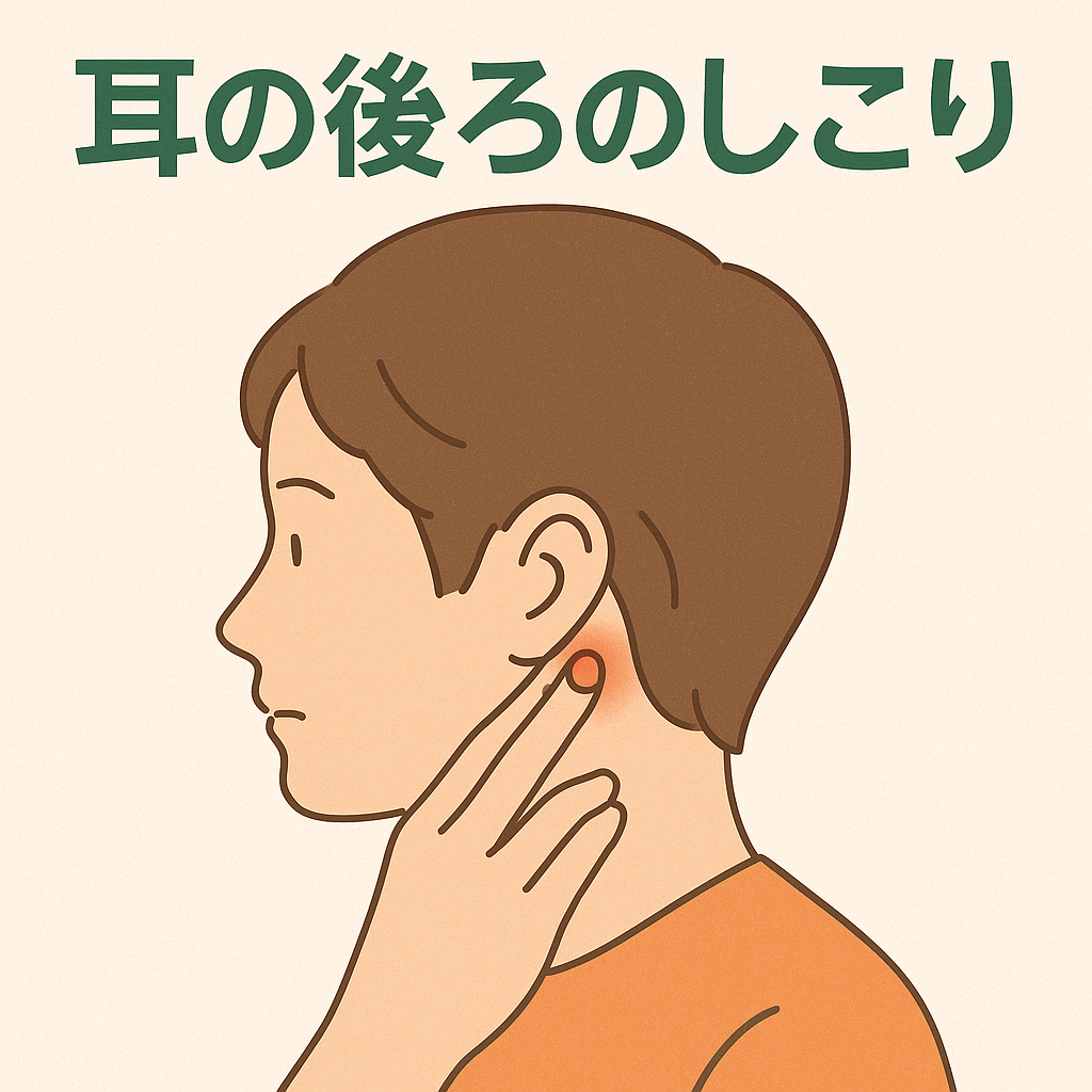 耳の後ろが痛い・リンパの腫れやしこりの正体は？危険なサインと受診科