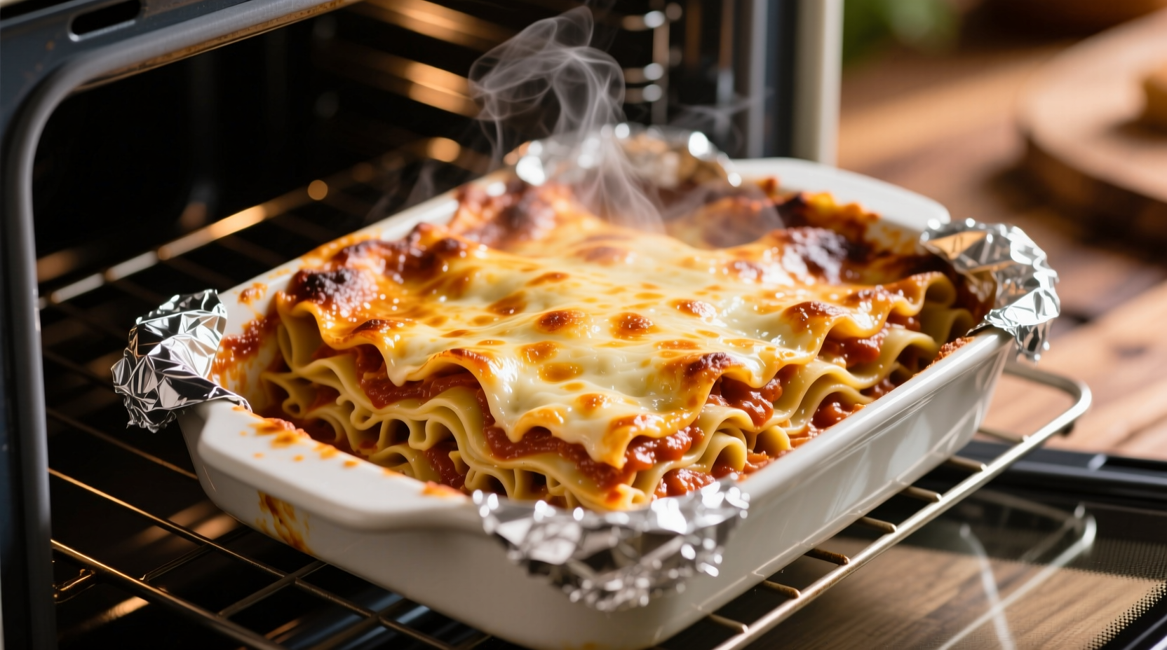 How Long to Leave Lasagna in Oven