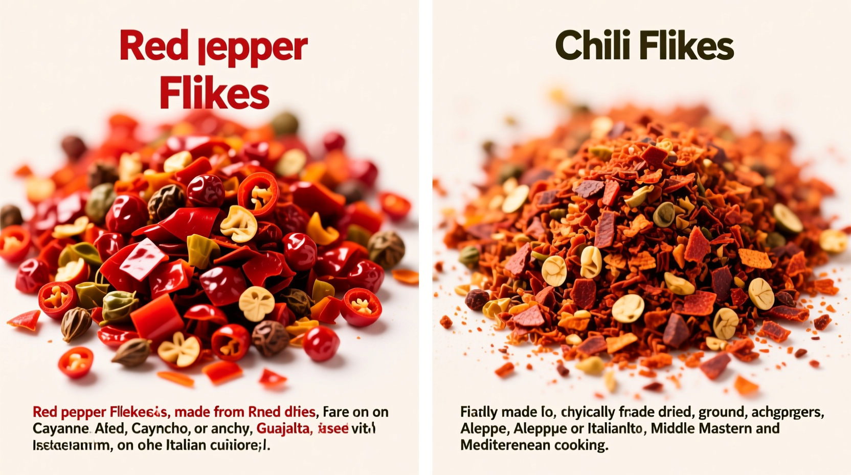 Are Crushed Red Pepper Flakes the Same as Chili Flakes
