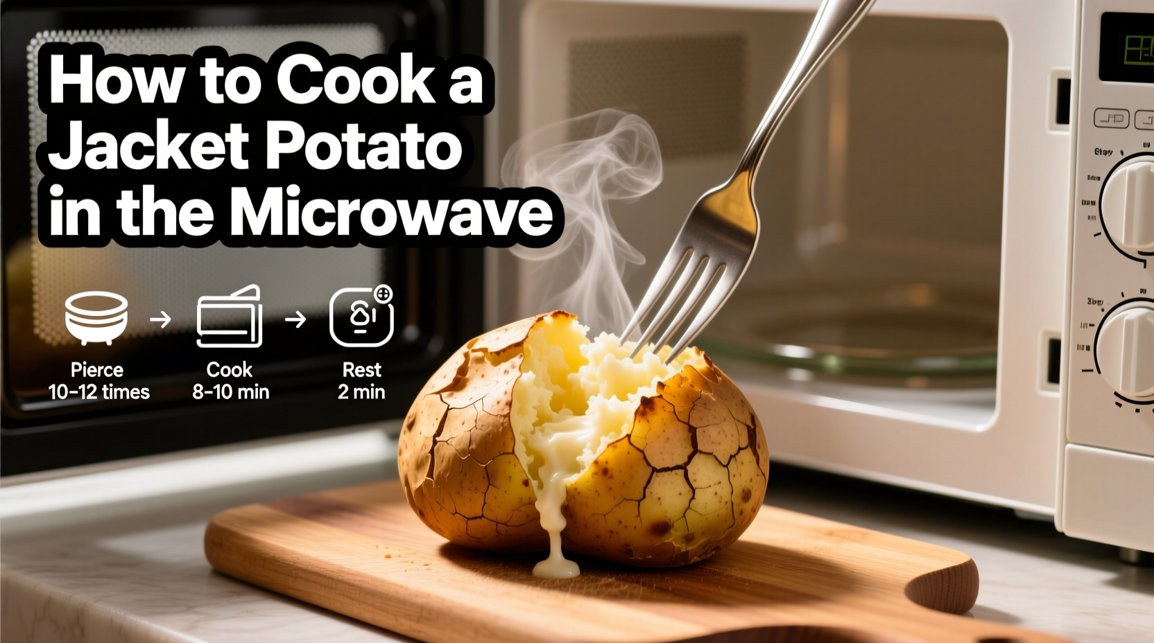 Jacket Potato in Microwave and Oven