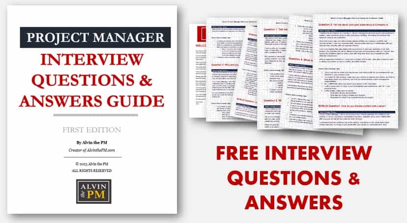 Project Manager Interview Questions Answers Pdf