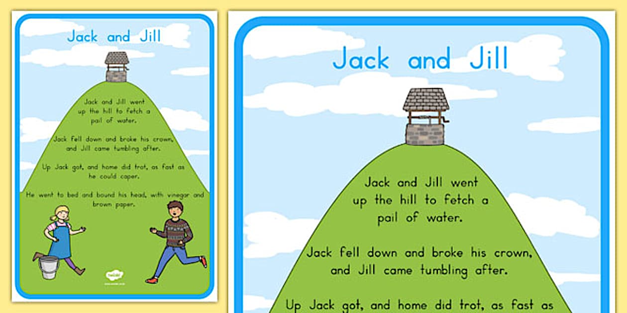 What Does the Nursery Rhyme Jack and Jill Mean