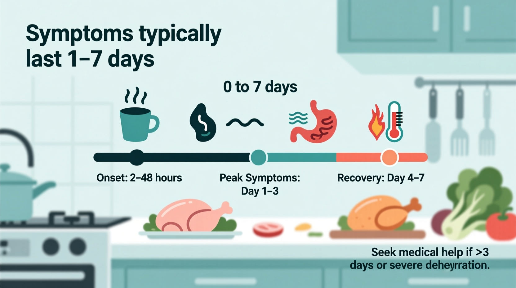 Does Food Poisoning Last a Week