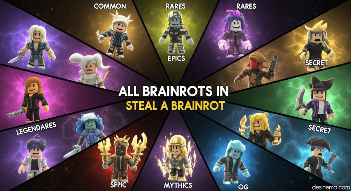 Steal a Brainrot All Brainrots List