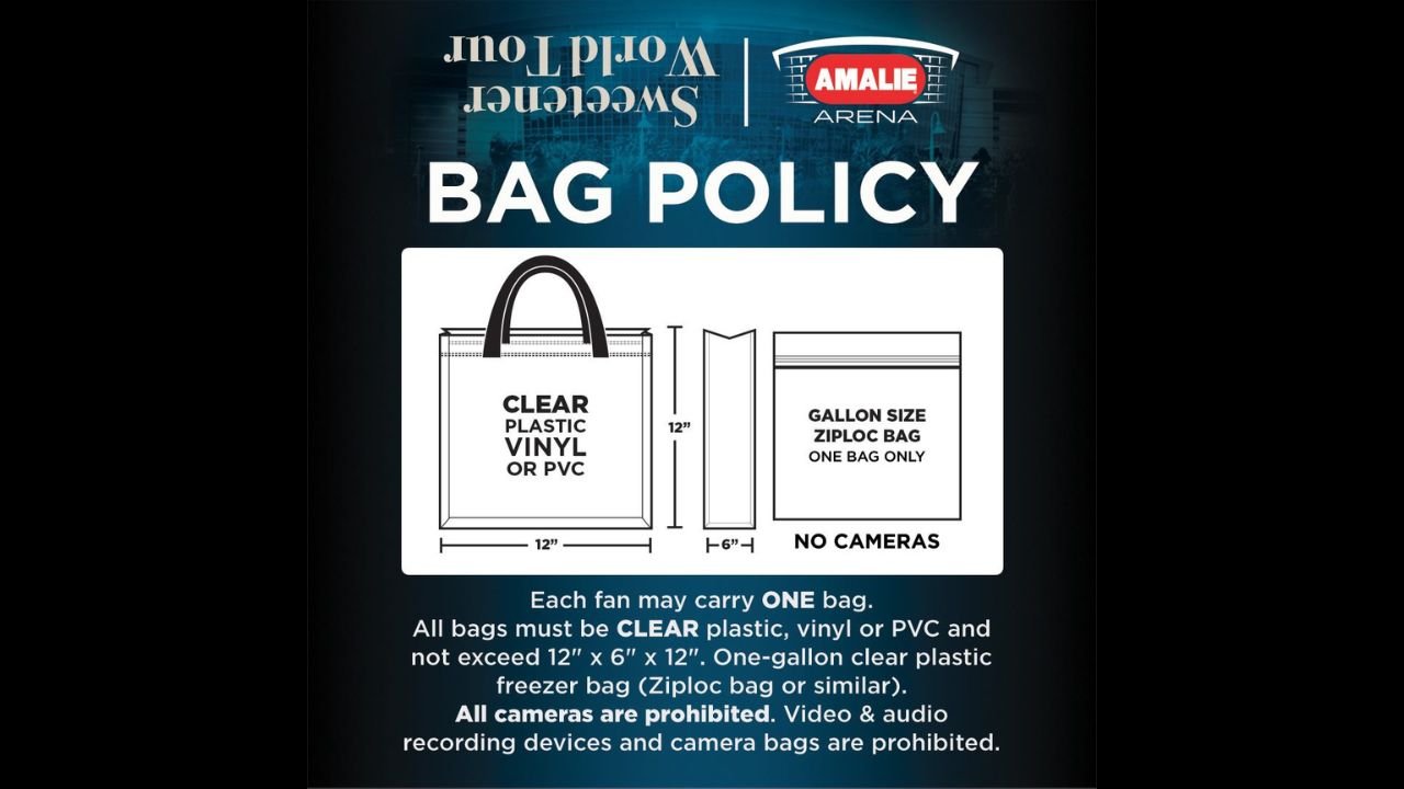 Bag Policy for Amalie Arena
