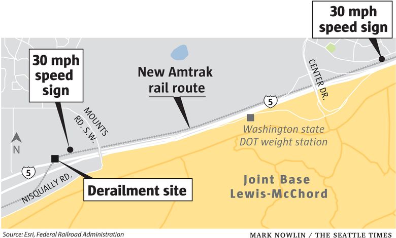 Amtrak Speed Limit Map