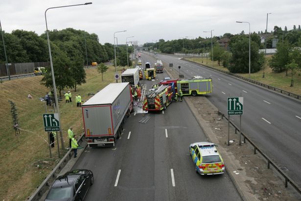 Accident on North Circular Road Today