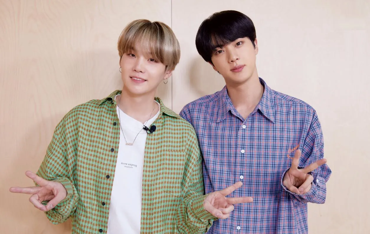 Bts Jin and Suga Lines