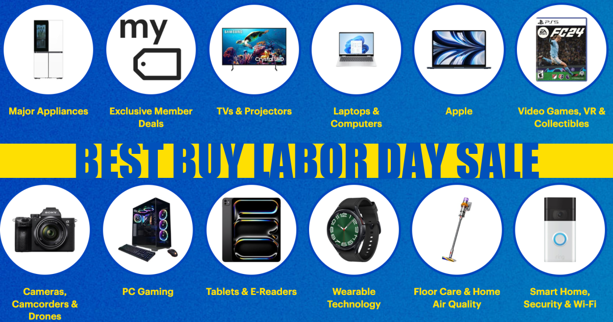 Best Buy's Labor Day Tech Sale: up to 60% off Tvs, Laptops, and Apple Gear